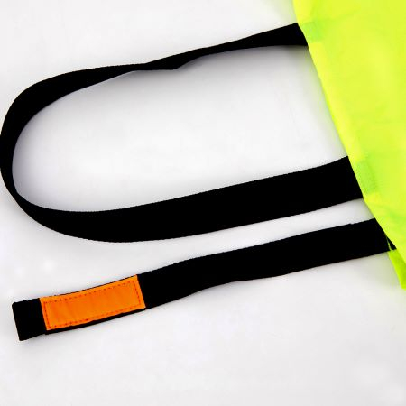 루미나 캐주얼 원형 폴딩 숄더백 형광 나일론 #6