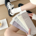 작은이미지: 룩앳걸 여성용 무봉제 슬라우치 삭스 사계절 중목양말 4족 세트 #2