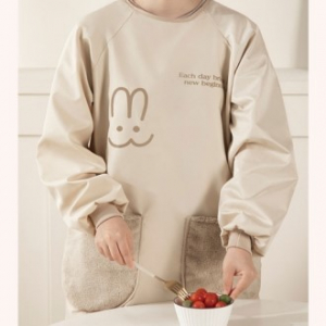 Y리빙 풀커버 레터링 원피스 앞치마