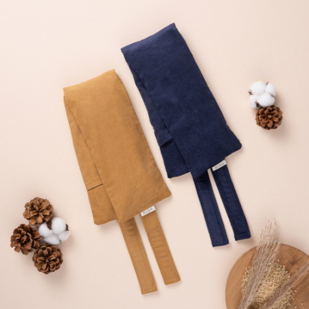 따스로미 코듀로이 무지 현미 목 어깨 찜질팩 핫팩 #5