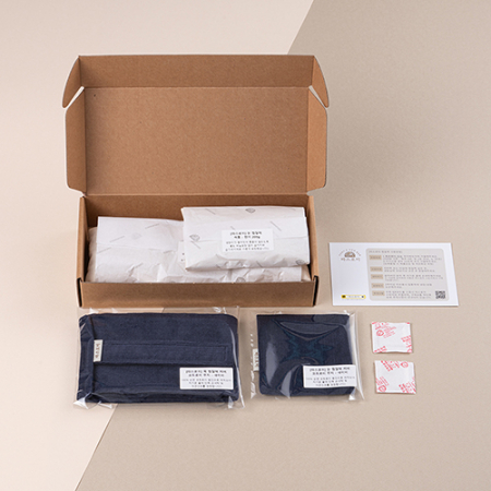 따스로미 코듀로이 무지 현미 목+눈 찜질팩 2종세트 #3