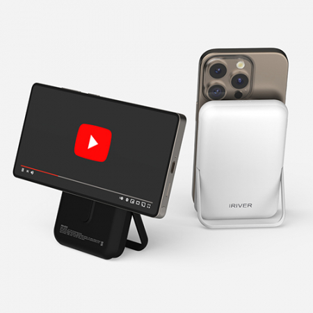 아이리버 고속 무선 충전 거치형 맥세이프 보조배터리 10000mAh IMS-H100 #3