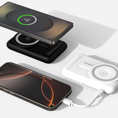 아이리버 고속 무선 충전 거치형 맥세이프 보조배터리 10000mAh IMS-H100 #4