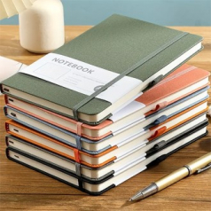 TH186 프리미엄 A6 PU 가죽 노트