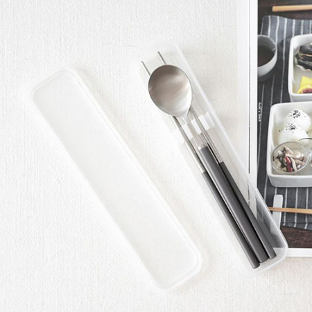 컬러풀 성인 어덜트 컬러무드 수저세트+케이스 국내산 #2