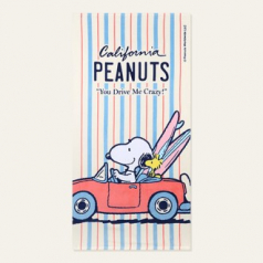 송월 W 스누피 드라이브76 비치 바스타올 기념수건,답례품