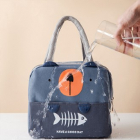 애니멀 팝업 보냉백 도시락가방