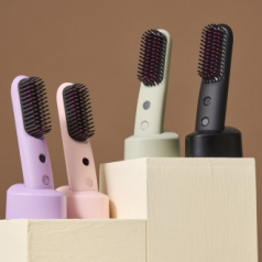 슈틸루스터 무선 헤어 빗 고데기