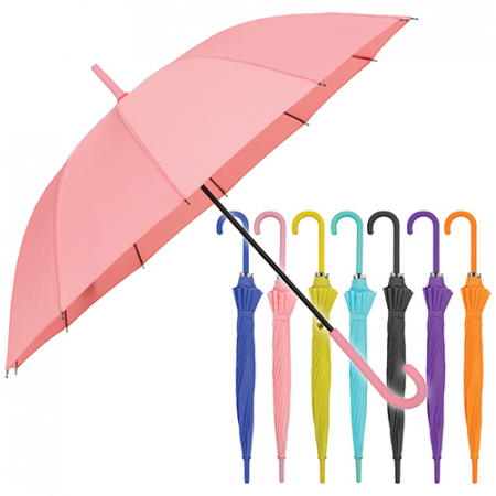 55-12K 겐지야 장우산(무지 곡자) RH503(K), 무지우산 무지장우산 #2