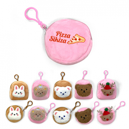 토끼 곰돌이 강아지 루돌프 동물 캐릭터 인형 가방 파우치 동전 지갑 키링 열쇠고리 키홀더 어린이 선물 #2
