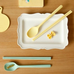 파스텔 실리콘 수저세트 성인 어덜트 수저세트