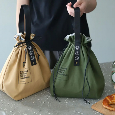 TH348 드로스트링 클로저 도시락 가방 #2