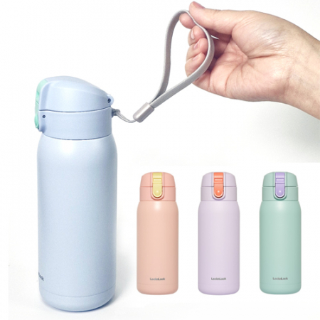 락앤락 스쿨핏 코튼캔디 원터치 텀블러 370ml 어린이보온병 #2