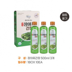 장아찌 간장 500ml 3개