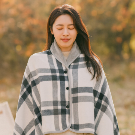 똑딱이담요 어깨담요 무릎담요 겨울판촉물 방한용품 단체선물 담요제작 #3