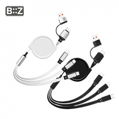 비즈 3in1 고속충전 릴케이블 CtoC PD충전지원 #2