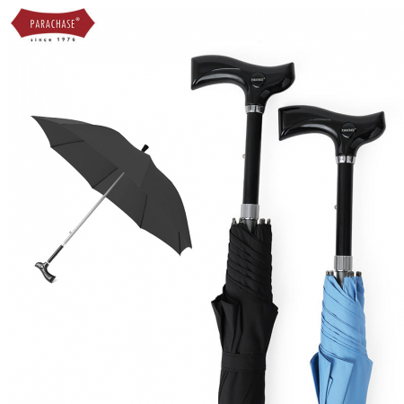 파라체이스 정품  어르신 지팡이 우산 길이조절 안전우산 #2