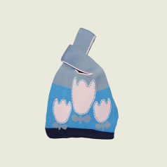 니트백-꽃