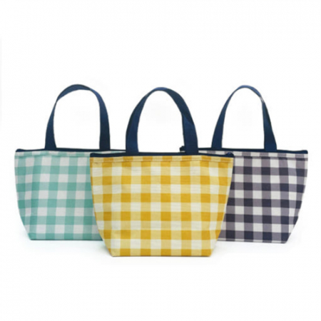 체크 캔버스 피크닉 쿨러백 보온보냉백 #2