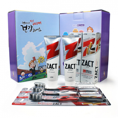 커피 흡연의 흔적 ZACT 작트 치약 150g 2개 +미세모 특수모 작트 칫솔 3개 #2