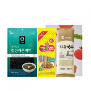 청정원미역 당면 국수(3종)