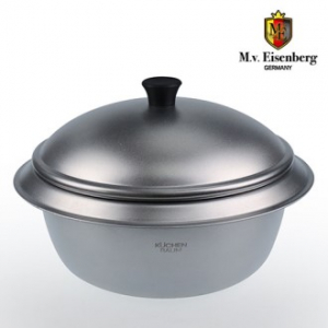 아이젠베르그 쿠헨바움 무연마 통삼중 스텐 가마솥 24cm