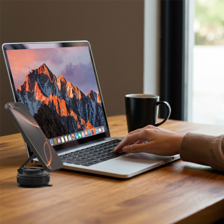 DOXX 마그네틱 흡착식 거치대 360도 회전 진공 흡착식 접이식 맥세이프 호환 #5