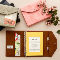 직장인 플래너 A5 6공 만년형 다이어리 펜 세트