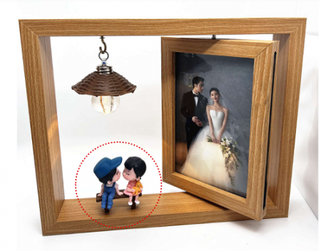 원목 피규어 액자  선물용 #2