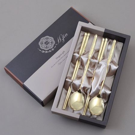 H.jin현진 모던 단아매화 티타늄수저(A) #2