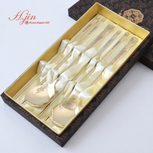 H.jin현진 노블 봉황 티타늄수저세트