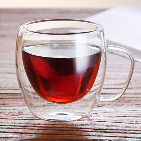 내열 유리 이중진공 머그컵 250ml + 개별케이스 #2