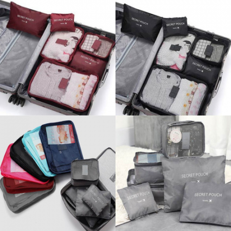 6종파우치 캐리어파우치 여행파우치 다용도주머니 파우치세트 #3