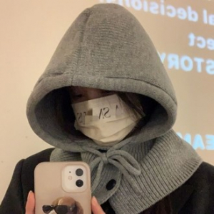 코스모 여성 후드머플러 바라클라바