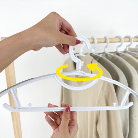 올지 어깨뿔방지 논슬립옷걸이 회전 니트 정장 튼튼한 5p #5