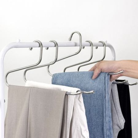 올지 8mm 논슬립 바지걸이 10p 스텐 자국없는 청바지 튼튼한 #7