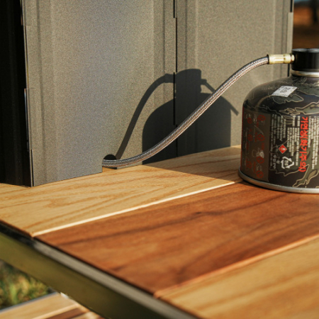 올지 캠핑 버너 바람막이 화로대 구이바다 그리들 가림막 접이식 캠핑용 60cm #6