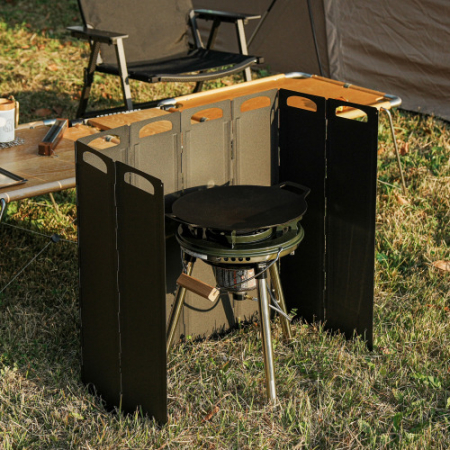 올지 캠핑 버너 바람막이 화로대 구이바다 그리들 가림막 접이식 캠핑용 60cm #2