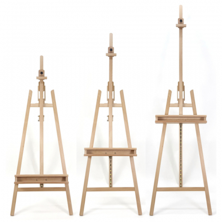 올지 프라임 높이각도이젤 원목 대형 전문가 고급 이젤 나무 튼튼한 전시회 액자 학원 학교 #9