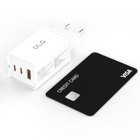 올지 65W 초고속 멀티 충전기 3포트 PD PPS 급속 충전 어댑터 C타입 USB 스마트폰 핸드폰 태블릿 #9