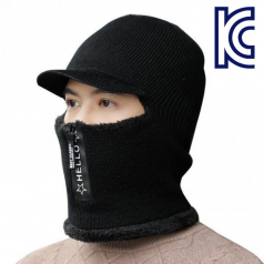 코스모 겨울 스포츠 모자+넥워머세트