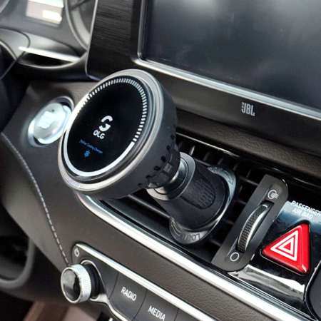 올지 쿨링 맥세이프 차량용 핸드폰 거치대 무선 충전거치대 자석 고속 충전기 15W #5