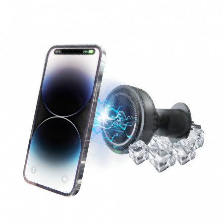 올지 쿨링 맥세이프 차량용 핸드폰 거치대 무선 충전거치대 자석 고속 충전기 15W #6