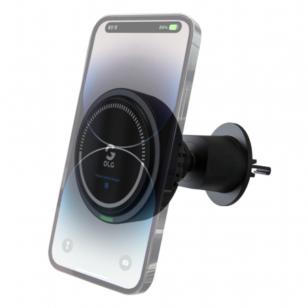 올지 쿨링 맥세이프 차량용 핸드폰 거치대 무선 충전거치대 자석 고속 충전기 15W #7