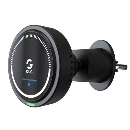 올지 쿨링 맥세이프 차량용 핸드폰 거치대 무선 충전거치대 자석 고속 충전기 15W #2