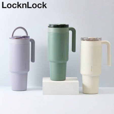 락앤락 4422 메트로 카페 듀얼핸들 세라믹 텀블러 1.2L #2