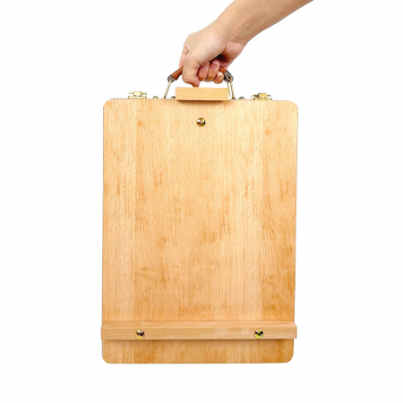 올지 원목 테이블이젤 휴대용 이젤 접이식 나무 그림받침대 수납 미니 책상용 탁상용 #5