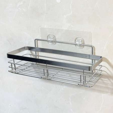 올지 무타공 주방선반 양념통선반 부착형 싱크대 수납 정리대 컵 업소용 스텐 #7