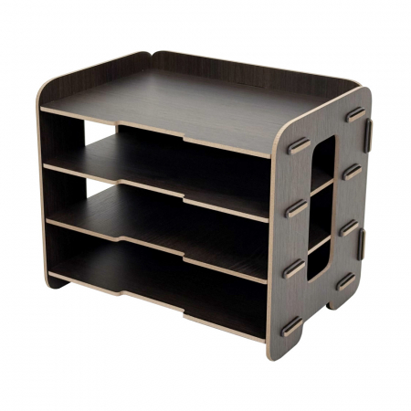 올지 가로 서류보관함 A4 서류함 문서정리함 종이 오픈형 우드 #4