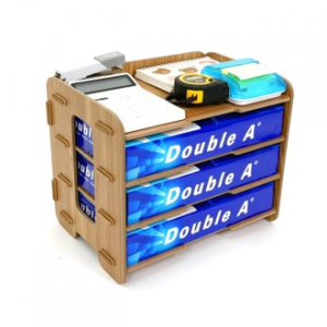 올지 가로 서류보관함 A4 서류함 문서정리함 종이 오픈형 우드